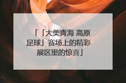 「大美青海 高原足球」赛场上的精彩 展区里的惊喜