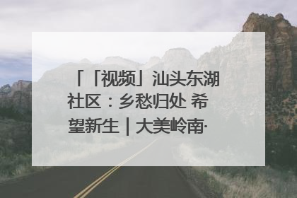 「视频」汕头东湖社区：乡愁归处 希望新生｜大美岭南·百村焕新记