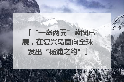 “一岛两翼”蓝图已展，在复兴岛面向全球发出“杨浦之约”
