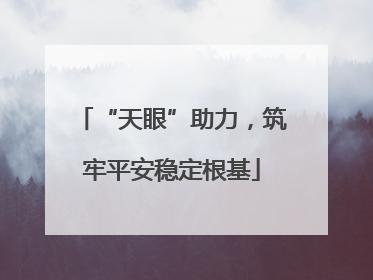 “天眼”助力，筑牢平安稳定根基