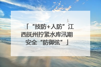 “技防+人防”江西抚州拧紧水库汛期安全“防御弦”
