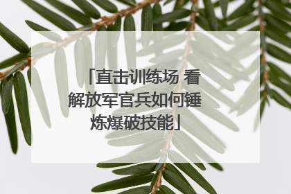 直击训练场 看解放军官兵如何锤炼爆破技能