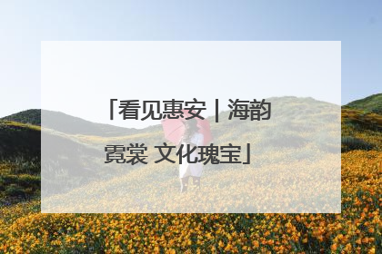 看见惠安｜海韵霓裳 文化瑰宝