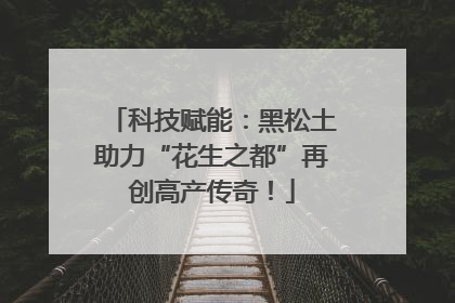 科技赋能：黑松土助力“花生之都”再创高产传奇！