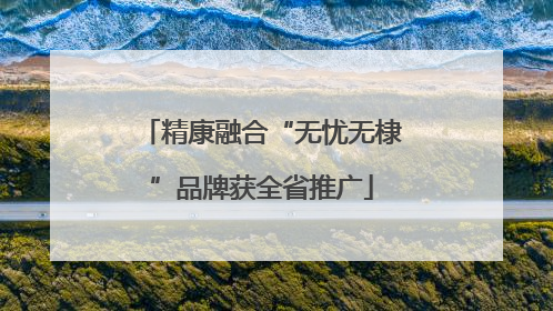 精康融合“无忧无棣”品牌获全省推广