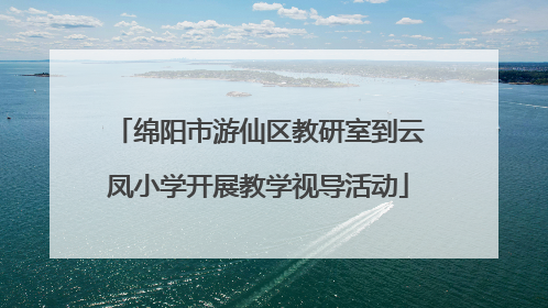 绵阳市游仙区教研室到云凤小学开展教学视导活动