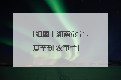 组图丨湖南常宁：夏至到 农事忙