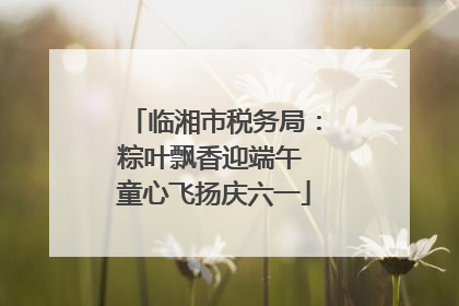 临湘市税务局：粽叶飘香迎端午 童心飞扬庆六一