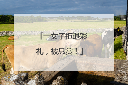 一女子拒退彩礼，被悬赏！