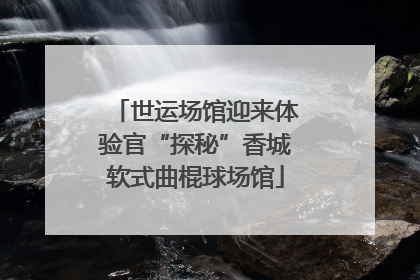 世运场馆迎来体验官“探秘”香城软式曲棍球场馆