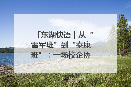 东湖快语｜从“雷军班”到“泰康班”：一场校企协同的“接力赛”