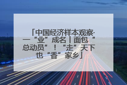中国经济样本观察·一“业”成名丨面包“总动员”！“走”天下也“香”家乡
