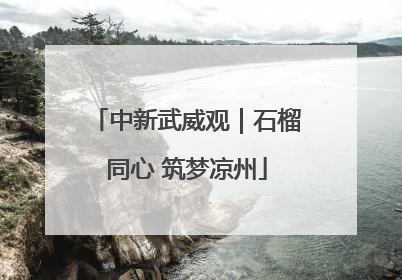中新武威观｜石榴同心 筑梦凉州