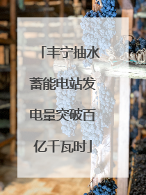 丰宁抽水蓄能电站发电量突破百亿千瓦时