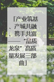 产业筑基、产城共融、携手共富——“品质龙泉”高质量发展三部曲