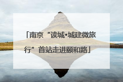 南京“读城•城建微旅行”首站走进颐和路