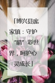 博兴县庞家镇：守护“睛”彩世界，呵护心灵成长