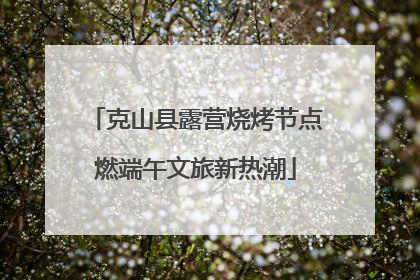 克山县露营烧烤节点燃端午文旅新热潮