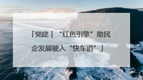 党建｜“红色引擎”助民企发展驶入“快车道”