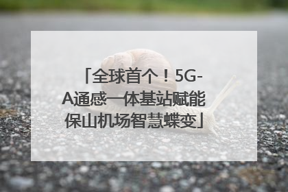 全球首个！5G-A通感一体基站赋能保山机场智慧蝶变