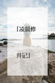 凌晨修井记