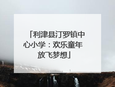 利津县汀罗镇中心小学：欢乐童年 放飞梦想