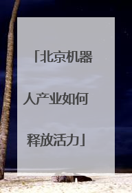 北京机器人产业如何释放活力