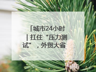 城市24小时｜扛住“压力测试”，外贸大省再“出招”