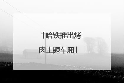 哈铁推出烤肉主题车厢