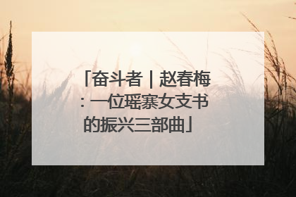 奋斗者｜赵春梅：一位瑶寨女支书的振兴三部曲