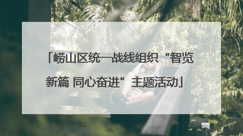 崂山区统一战线组织“智览新篇 同心奋进”主题活动