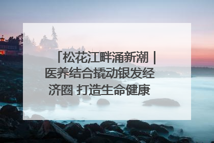 松花江畔涌新潮｜医养结合撬动银发经济圈 打造生命健康产业新样本