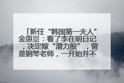 新任“韩国第一夫人”金惠景：看了李在明日记，决定嫁“潜力股”，曾是钢琴老师，一开始并不支持丈夫从政