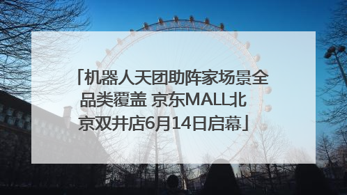 机器人天团助阵家场景全品类覆盖 京东MALL北京双井店6月14日启幕