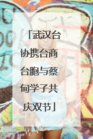 武汉台协携台商台胞与蔡甸学子共庆双节