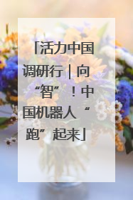 活力中国调研行｜向“智”！中国机器人“跑”起来