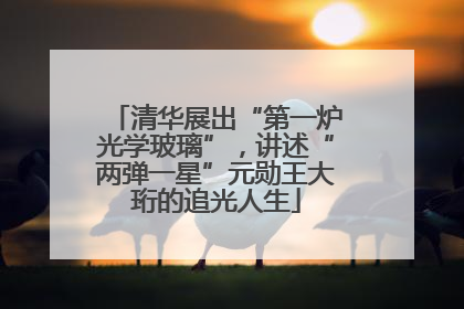 清华展出“第一炉光学玻璃”，讲述“两弹一星”元勋王大珩的追光人生