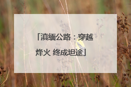 滇缅公路：穿越烽火 终成坦途