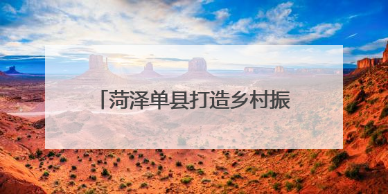 菏泽单县打造乡村振兴集中推进区 惠及十村2.14万群众