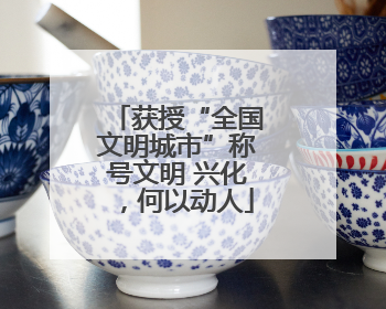 获授“全国文明城市”称号文明 兴化，何以动人