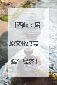 西峡：屈原文化点亮端午经济