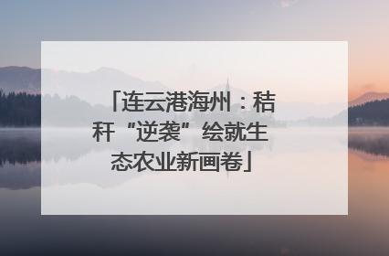 连云港海州：秸秆“逆袭”绘就生态农业新画卷