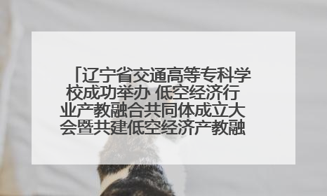 辽宁省交通高等专科学校成功举办 低空经济行业产教融合共同体成立大会暨共建低空经济产教融合新生态论坛