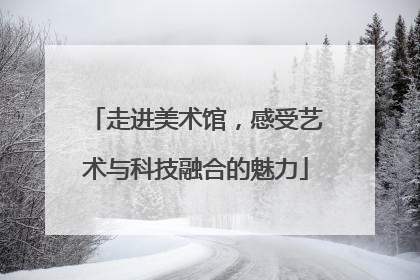 走进美术馆，感受艺术与科技融合的魅力
