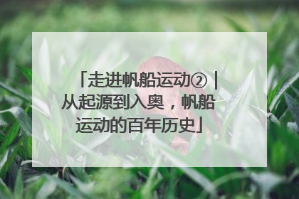 走进帆船运动②｜从起源到入奥，帆船运动的百年历史