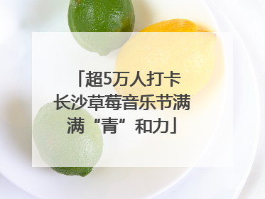 超5万人打卡 长沙草莓音乐节满满“青”和力