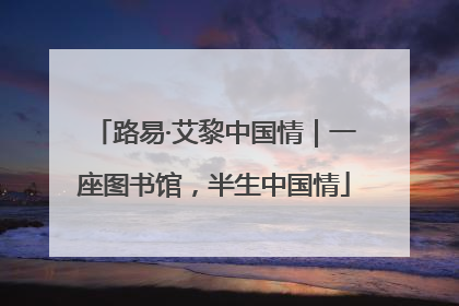 路易·艾黎中国情｜一座图书馆，半生中国情