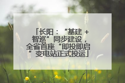 长阳：“基建 + 智巡”同步建设，全省首座“即投即启”变电站正式投运
