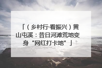 （乡村行·看振兴）黄山屯溪：昔日河滩荒地变身“网红打卡地”