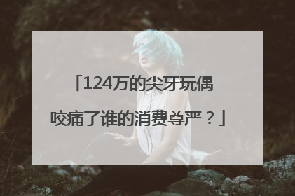 124万的尖牙玩偶 咬痛了谁的消费尊严？